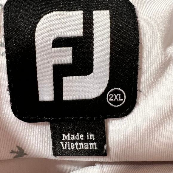 FootJoy Golf Polo Bird Print Performance Top Size 2XL - Picture 10 of 13